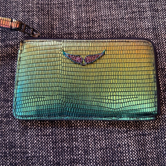 Zadig & Voltaire ZV Card Holder in Rainbow - Picture 2 of 7